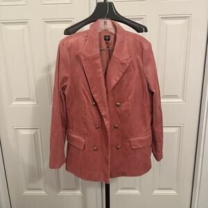 NWT Rowing Blazers X Target Cotton Corduroy Double Breasted Blazer Large